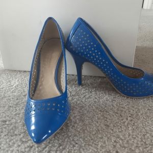 Blue 4inch high heels